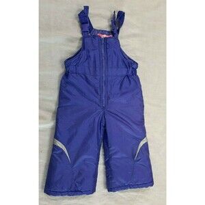 WEATHER TAMER GIRLS SNOW SKI OVERALLS BIB PANTS SIZE 2T
